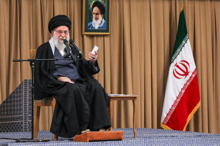 دیدار مردم قم با رهبر انقلاب