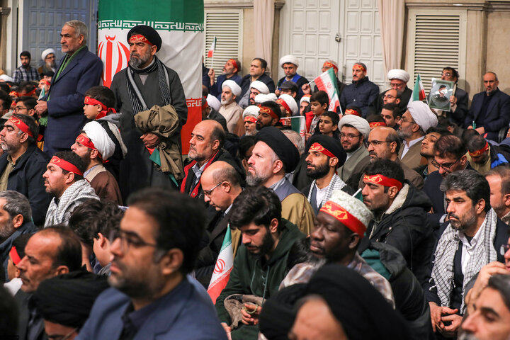 دیدار مردم قم با رهبر انقلاب