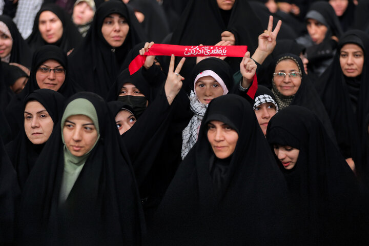 دیدار مردم قم با رهبر انقلاب