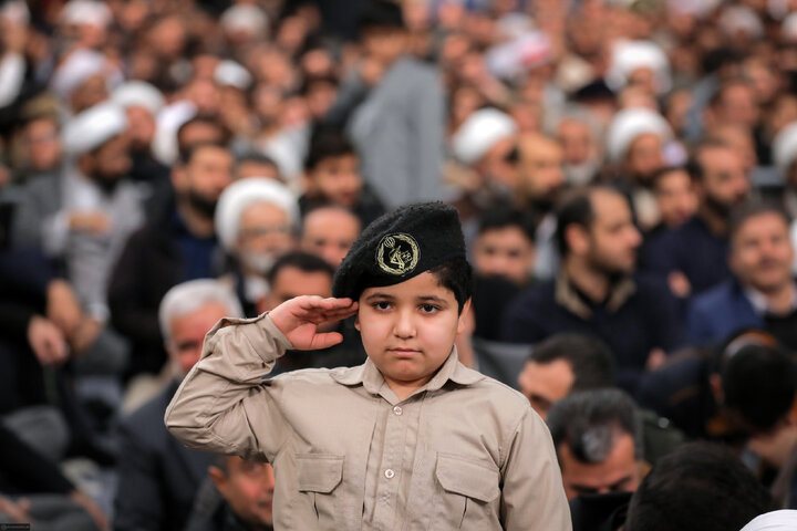 دیدار مردم قم با رهبر انقلاب