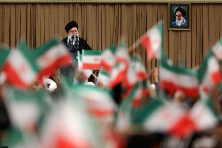 دیدار مردم قم با رهبر انقلاب