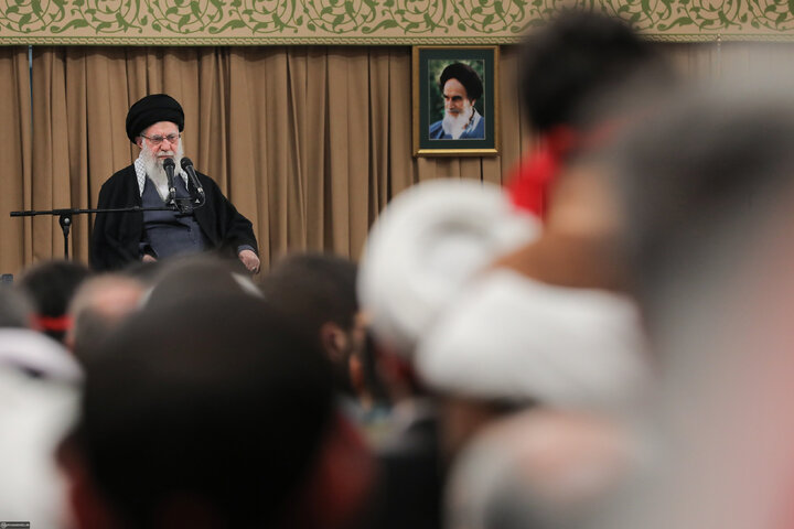 دیدار مردم قم با رهبر انقلاب