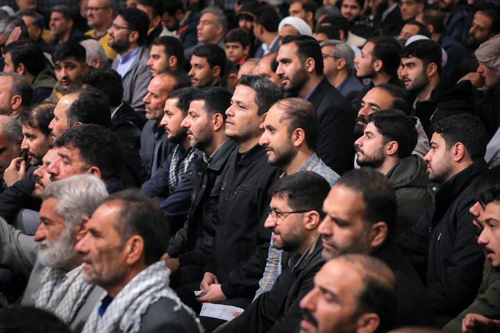 دیدار مردم قم با رهبر انقلاب