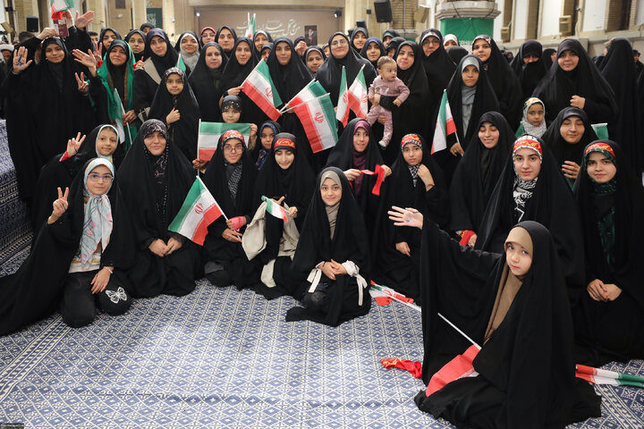 دیدار مردم قم با رهبر انقلاب