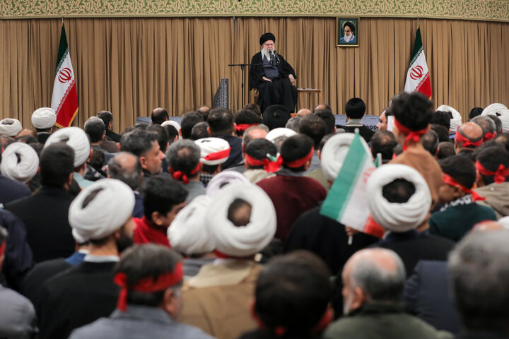 دیدار مردم قم با رهبر انقلاب