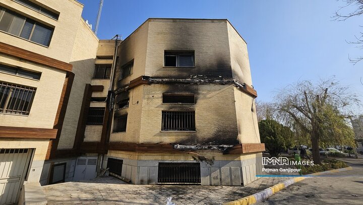 تخریب اماکن اداری و خدماتی در اصفهان توسط اغتشاشگران