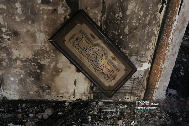 تخریب اماکن اداری و خدماتی در اصفهان توسط اغتشاشگران