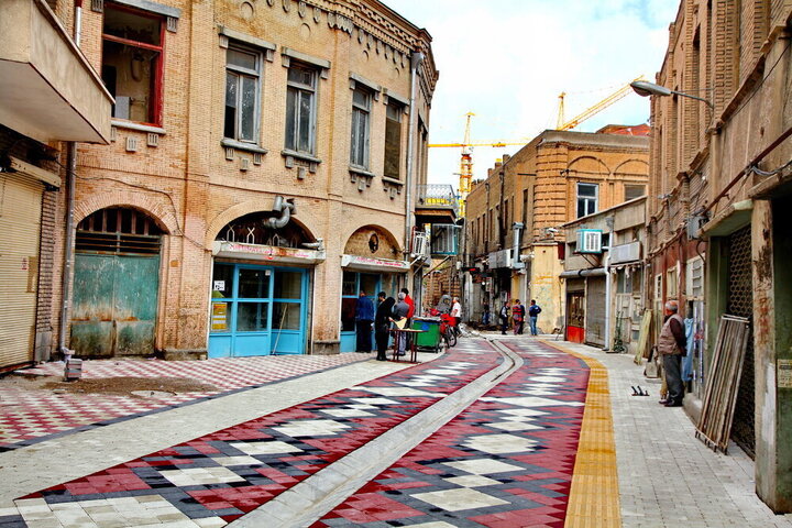 اجرای طرح مرمت پیاده‌راه پاساژ تبریز بعد از فصل زمستان