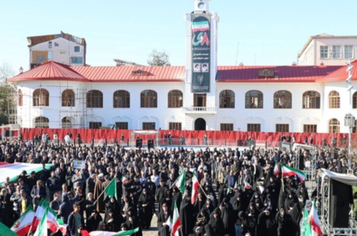 اجتماع مردم رشت در محکومیت اقدامات تروریستی