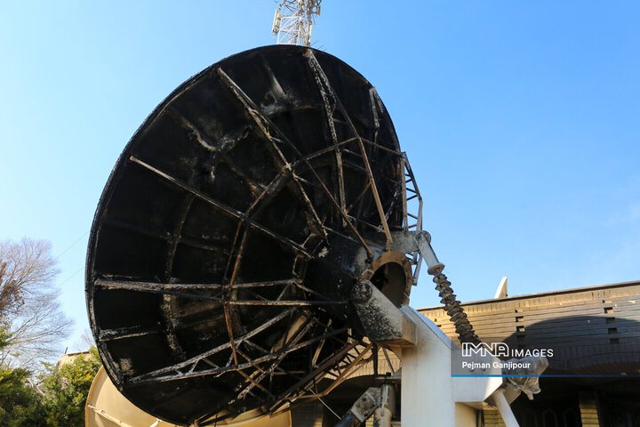 تخریب اماکن اداری و خدماتی در اصفهان توسط اغتشاشگران