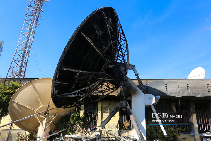 تخریب اماکن اداری و خدماتی در اصفهان توسط اغتشاشگران