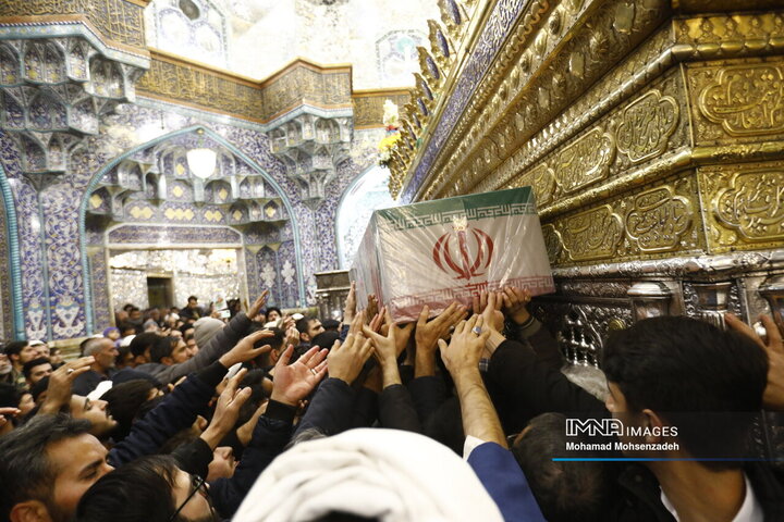 تشییع دو شهید مدافع امنیت در قم