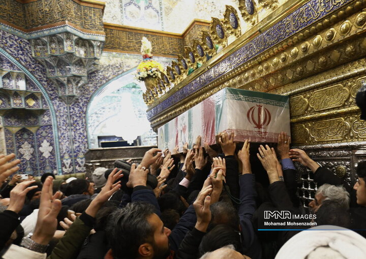 تشییع دو شهید مدافع امنیت در قم