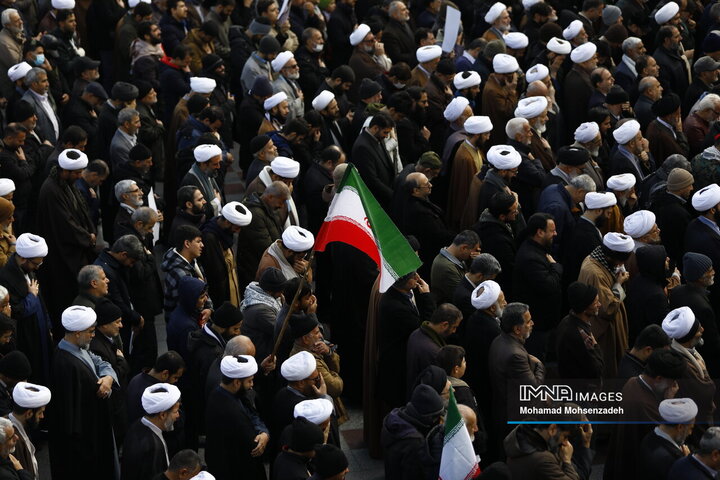 تشییع دو شهید مدافع امنیت در قم