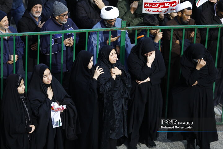 تشییع دو شهید مدافع امنیت در قم