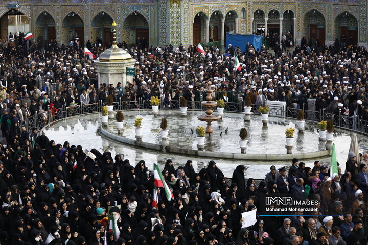 تشییع دو شهید مدافع امنیت در قم