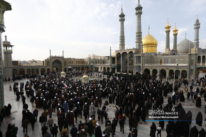 تشییع دو شهید مدافع امنیت در قم