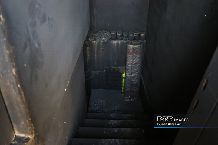 تخریب ساختمان شورای هماهنگی تبلیغات اسلامی اصفهان در اغتشاشات اخیر