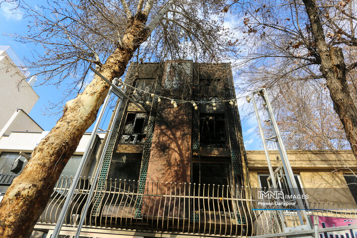 تخریب ساختمان شورای هماهنگی تبلیغات اسلامی اصفهان در اغتشاشات اخیر