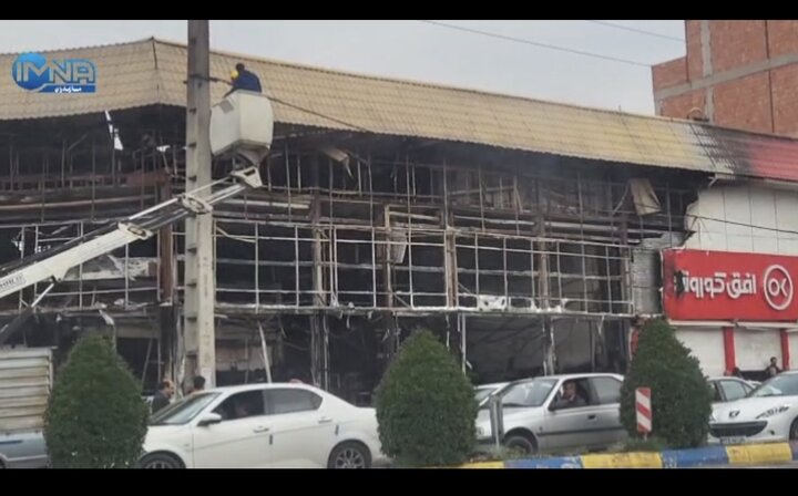 تخریب اموال عمومی شهرهای مازندران در پی اقدامات تروریستی