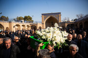 مراسم تشییع استاد امیرهوشنگ جزی‌زاده