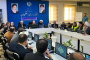 جلسه هماهنگی مراسم تشییع شهدای مدافع امنیت در اصفهان