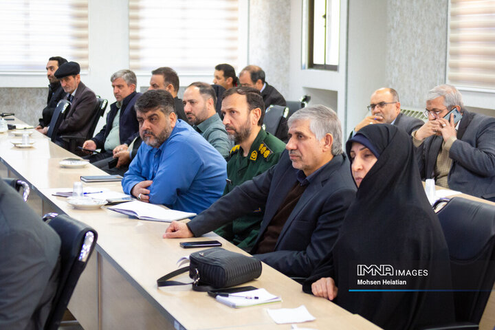 جلسه هماهنگی مراسم تشییع شهدای مدافع امنیت در اصفهان