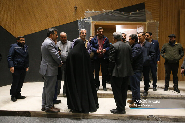 بازدید اعضای شورای شهر اصفهان از مرکز همایش‌های بین‌المللی اصفهان