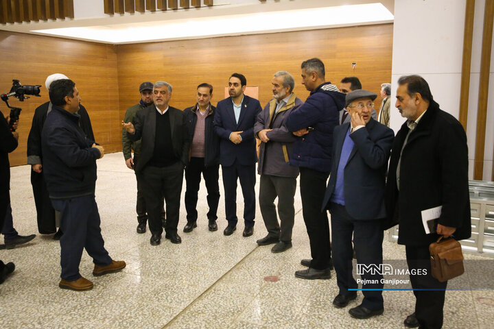 بازدید اعضای شورای شهر اصفهان از مرکز همایش‌های بین‌المللی اصفهان