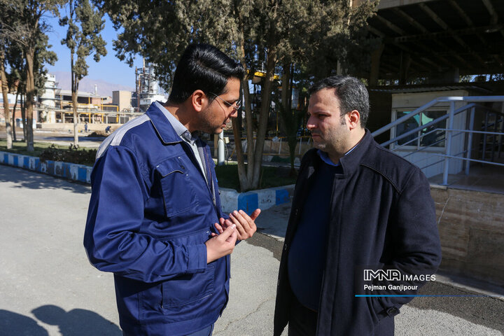 بازدید اعضای شورای شهر اصفهان از شرکت قند نقش جهان