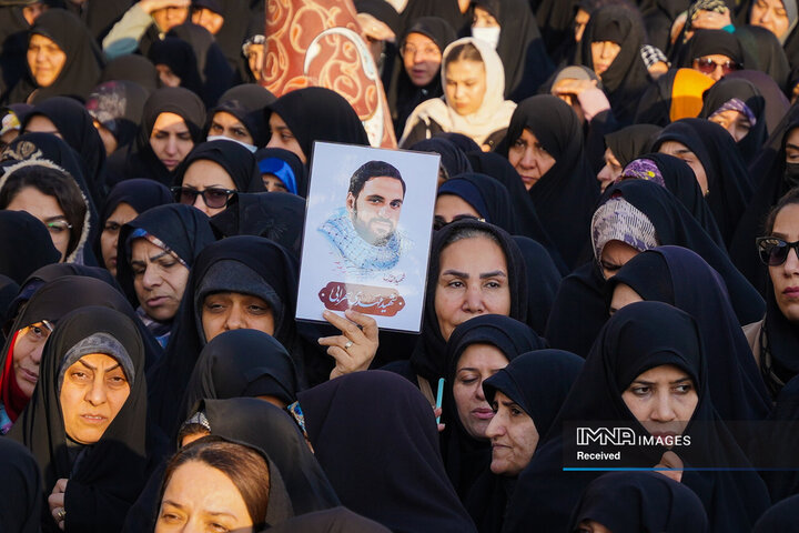 وداع با شهدای مدافع امنیت در اصفهان