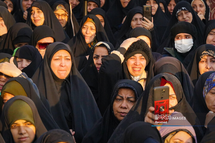 وداع با شهدای مدافع امنیت در اصفهان