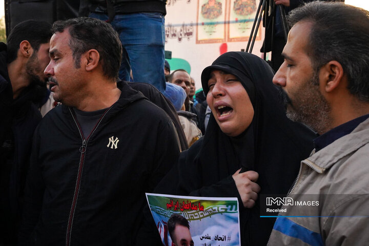 وداع با شهدای مدافع امنیت در اصفهان