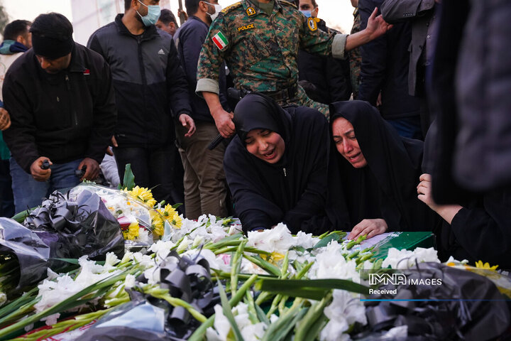 وداع با شهدای مدافع امنیت در اصفهان