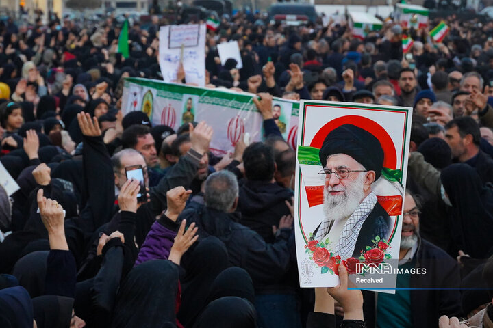 وداع با شهدای مدافع امنیت در اصفهان