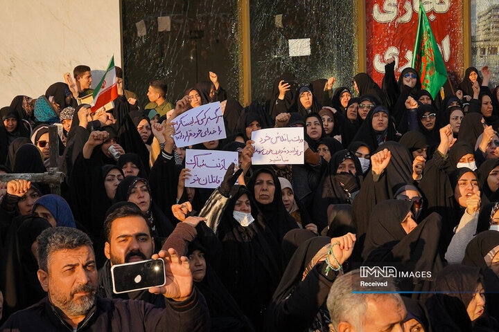 وداع با شهدای مدافع امنیت در اصفهان