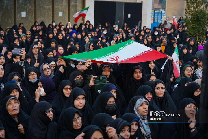 وداع با شهدای مدافع امنیت در اصفهان