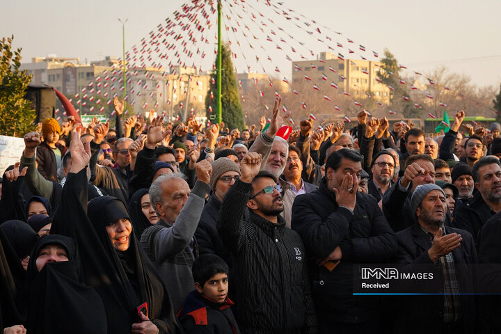 وداع با شهدای مدافع امنیت در اصفهان