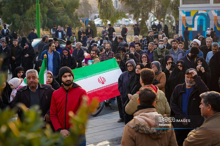 وداع با شهدای مدافع امنیت در اصفهان