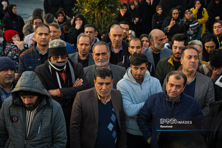 وداع با شهدای مدافع امنیت در اصفهان