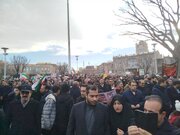 فیلم| حضور مردم تبریز در دقایق آغازین راهپیمایی ۲۲ دی