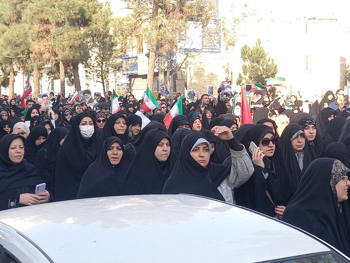 تشییع باشکوه شهدای امنیت در قزوین + فیلم