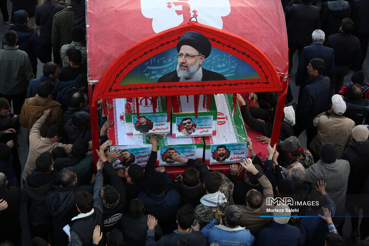 تشییع شهدای مدافع امنیت در اصفهان