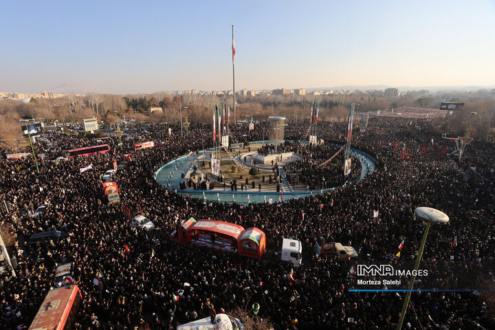 پیام قدردانی شورای شهر اصفهان از حضور پرشور مردم در راهپیمایی و تشییع شهدای حملات تروریستی