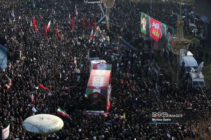 تشییع شهدای مدافع امنیت در اصفهان