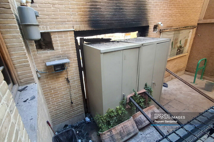 تخریب ساختمان خانه انقلاب اسلامی اصفهان در اغتشاشات اخیر