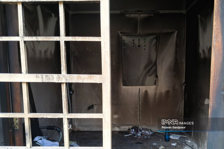 تخریب ساختمان خانه انقلاب اسلامی اصفهان در اغتشاشات اخیر