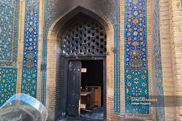 تخریب ساختمان خانه انقلاب اسلامی اصفهان در اغتشاشات اخیر