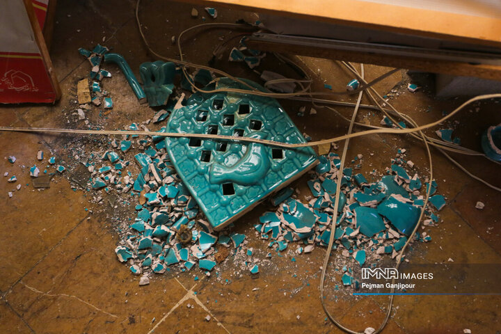 تخریب ساختمان خانه انقلاب اسلامی اصفهان در اغتشاشات اخیر