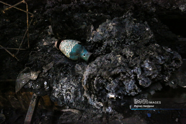 تخریب ساختمان خانه انقلاب اسلامی اصفهان در اغتشاشات اخیر